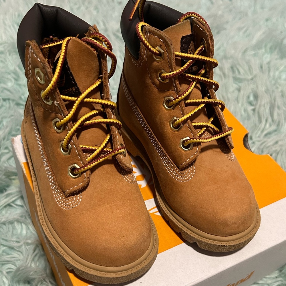 Timberland Kids Brown Lace-Up Boots